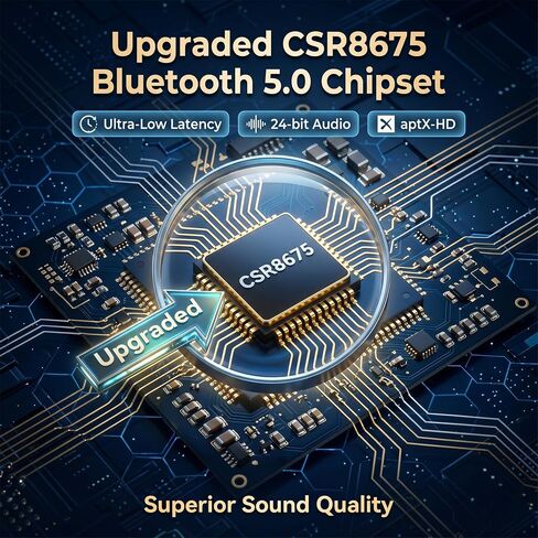 Bluetooth 5.0 Car Adapter for Audi with AMI Interface,Bluetooth aptX-HD Music Receiver,Compatible with Audi 3G AMI,2G AMI,VW MDI and Mercedes Media Interface in Saudi Arabia