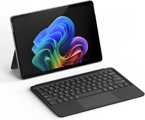 Junfire Detachable Keyboard for Microsoft Surface Pro 12 (2025) | 7-Color Backlit, Wireless, Touchpad, 14 Shortcut Keys, 30H Battery, Magnetic, Rechargable, Purple in Saudi Arabia