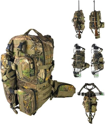FIELDCRAFT Hunting Backpack Daypack for Rifles, Bows, Crossbows, Muzzleloader, Hunting, Hiking, Archery, Blackpowder, Outdoors Expeditionary Alpha Pack in Saudi Arabia