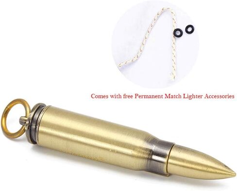 Permanent Match Metal Matchstick Flint Fire Starter, Keychain Lighting Sticks Reusable Immortal Lighter for Camping Hiking Emergency Survival Gear in Saudi Arabia