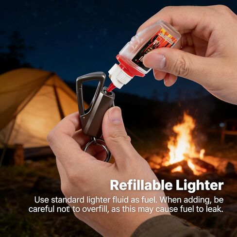 Permanent Match Lighter, Waterproof Matches, Strike Anywhere Matches, Emergency Fire Starter Striker Set, with Metal Keychain, Black in Saudi Arabia