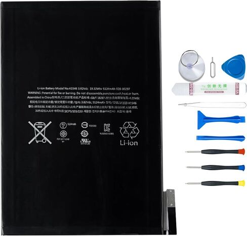 A1546 Battery Compatible with iPad mini 4 A1550 A1538 with Installation Tool 3.82V 19.32Whr 5124mAh in Saudi Arabia