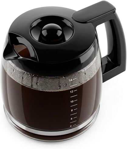 14-Cup Coffee Carafe Replacement for Cuisinart Coffeemaker Pt. DCC-2200RC | Fits DCC-3200, DCC-3200P1, DCC-2200, DCC-2600, DCC-2800, DCC-1800FR CBC-7000PCFR, CBC-7400PC Series in Kuwait