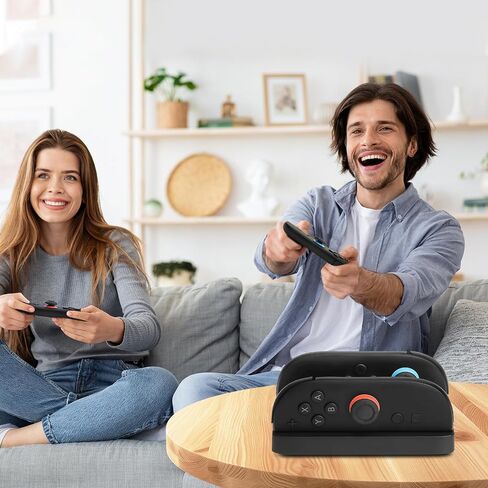 Charging Dock for Nintendos Switch 2,Switch 2 Joycons Dock for 2 Joycon,Joycons Charger Stand Station with LED Indication and USB Type-C Charger Cable in Saudi Arabia