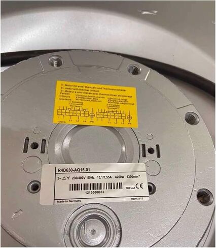 مروحة R4D630-AQ15-01 4250 وات 230 فولت/400 فولت 13.1/7.55 أمبير in Kuwait