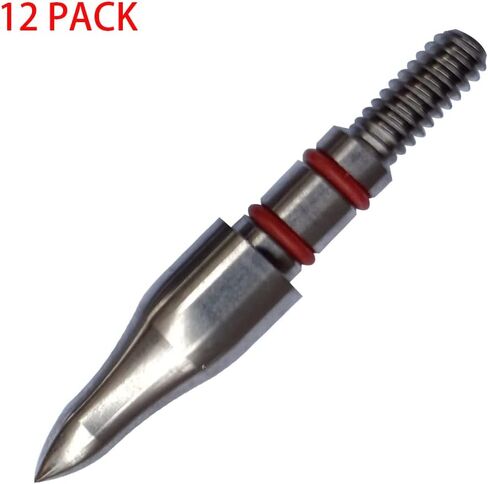 100/125/150/200 Grains Archery Field Points,9/32″，5/16″，19/64 ″ Field Points, Stainless Steel Screw in Archery Field Tips and BroadHeads (1 Dozen 12 PCS) in Saudi Arabia