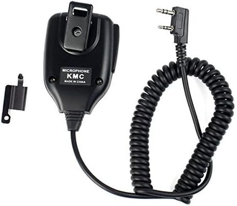 Retevis Walkie Talkie Shoulder Microphone,Kevlar Cable,10 Pack | for Retevis RT68/RT21/H-777/RT22/RT22S, Compatible with BAOFENG, Kenwood Radio, Kevlar Cable, Large PPT, Swivel Clips in Saudi Arabia