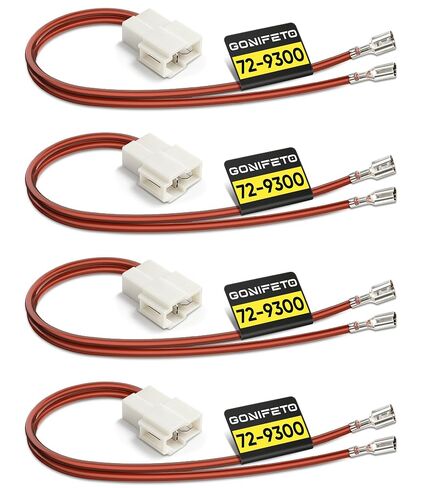 72-9300 Speaker Wiring Harness, 4 Pcs for Nissan, Subaru, WRX, Outback | PRO-SERIES Speaker Harness, 25 cm Thickened Extended Door Speaker Harness Adapter for Suzuki, Chevy and Mazda in Saudi Arabia