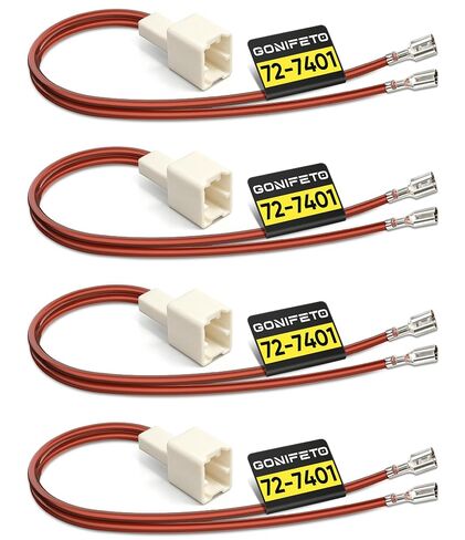 72-7401 Speaker Wiring Harness, 4 Pcs for Nissan Sentra,Murano,Altima,Rogue | PRO-SERIES Speaker Harness, 25 cm Thickened Extended Door Speaker Harness Adapter for Frontier, Infiniti FX, M35 and G25 in Saudi Arabia