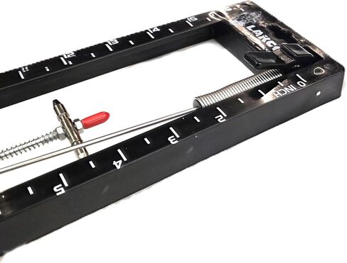 Tangle Free Tip Up with Spool Cover, Patented Hinged Flag, and Ruler-2 Pack | Tangle-free spool cover, patented hinged flag, built-in ruler, reliable strike detection, 2-pack, ice fishing in Saudi Arabia