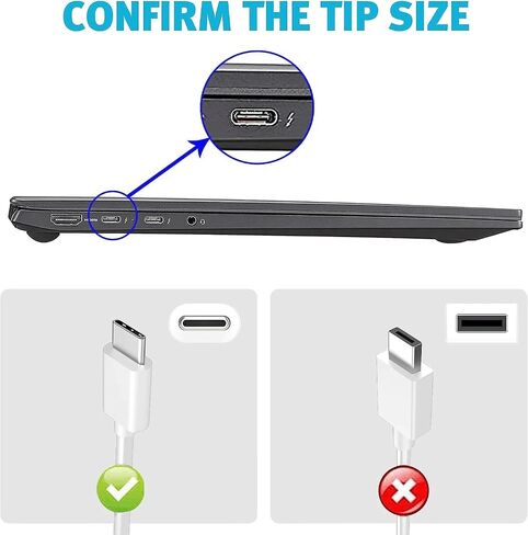 Replacement 65W 45W Samsung Galaxy Book pro 360 Charger USB C for NP950QDB NP930QDB Galaxy Book Pro NP950XDB NP930XDB 15.6"13.3 KA1US KA2US KB1US KB2US Laptop Power Supply Adapter Cord in Saudi Arabia