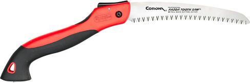 Corona Tools RS16150B RazorTOOTH 10" Folding Pruning Saw – 10″ Curved Steel Blade with Ergonomic Non-Slip Handle for Gardening, Tree Trimming, Camping, Biking & Backpacking in Kuwait