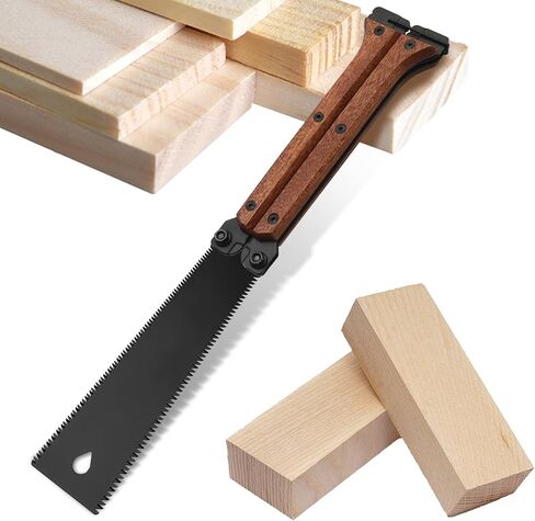 Folding Hand Saw - 5.5inch, 11TPI Pruning Saw with Smooth Cuts & Flush Cut Feature for Camping and Gardening in Saudi Arabia