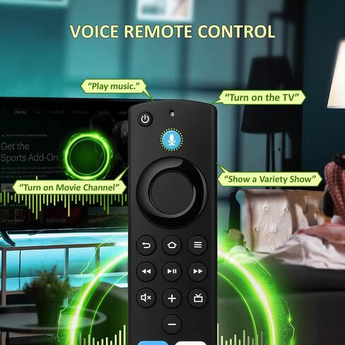 Replacement Voice Remote Compatible with Fire Smart TV Cube(1st/2nd/3rd Gen),TV Stick(4K/4K Max/Lite),Smart TVs (3rd Gen) in Saudi Arabia