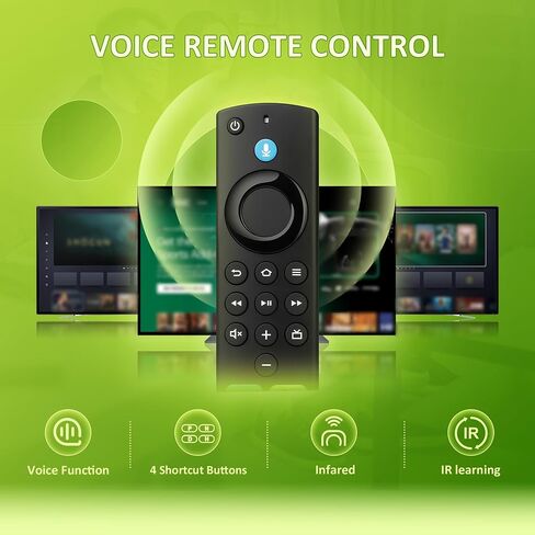 Replacement Voice Remote Compatible with Fire Smart TV Cube(1st/2nd/3rd Gen),TV Stick(4K/4K Max/Lite),Smart TVs (3rd Gen) in Saudi Arabia