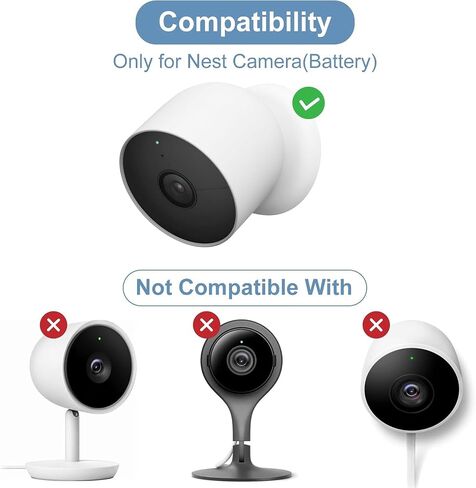 Power Cable Compatible with Google Nest Cam Outdoor or Indoor Battery, 10W 25Ft Nest Power Connector Weatherproof Charging Cable Power Your Nest Cam Power Cord in Saudi Arabia