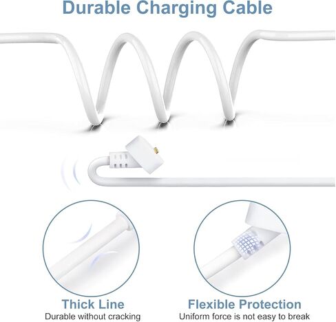 Power Cable Compatible with Google Nest Cam Outdoor or Indoor Battery, 10W 25Ft Nest Power Connector Weatherproof Charging Cable Power Your Nest Cam Power Cord in Saudi Arabia
