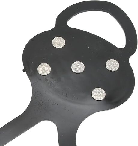 5 Teeth Crampons for Enhanced Grip | Heavy-duty rubber, stainless steel nails, for ice fishing, hiking, compatible with boots in Saudi Arabia