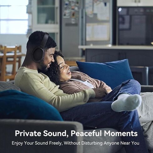 Swiitech Wireless TV Headphones with Charging Dock, 45H Playtime, Black | Bluetooth 5.3, 100ft Long Range, Clear Voice, No Audio Delay, Plug & Play Over-Ear Headset for Seniors in Saudi Arabia