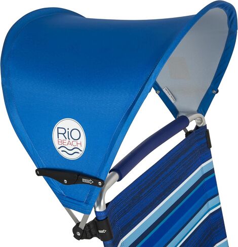 Rio Beach MyCanopy Personal Sun Shade, Portable Compact Clip-On Canopy, for Beach, Camping, and Lawn Chairs, Blue in Saudi Arabia