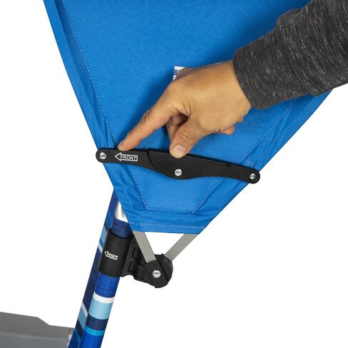 Rio Beach MyCanopy Personal Sun Shade, Portable Compact Clip-On Canopy, for Beach, Camping, and Lawn Chairs, Blue in Saudi Arabia