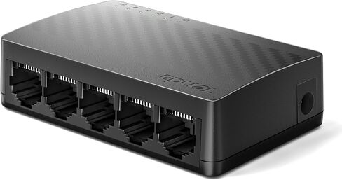 Tenda 5 Port Gigabit Ethernet Switch, Desktop Ethernet Splitter Plug & Play in Saudi Arabia
