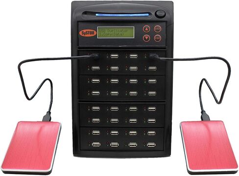 Systor 1 to 31 USB Duplicator & Sanitizer for USB-Powered Portable External HDD Hard Drives & Flash Memory Thumb Drives - SYS31EXH in Kuwait