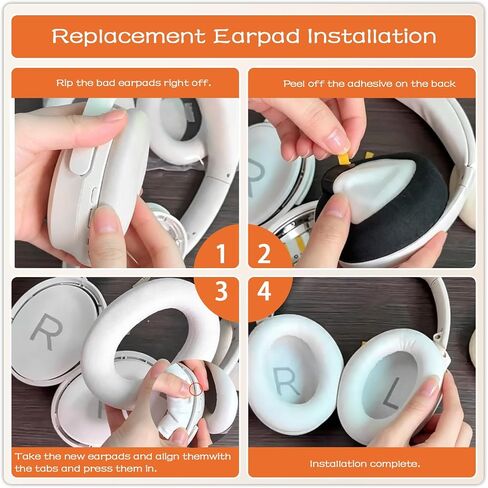 Replacement Ear Pads for Bose QC 45 Headphones-Blue Dusk | Earpads for Bose QuietComfort 45 QuietComfort SE/QC SE/Quiet Comfort Over-Ear Headset Ear Cushions Ear Cups Covers in Saudi Arabia
