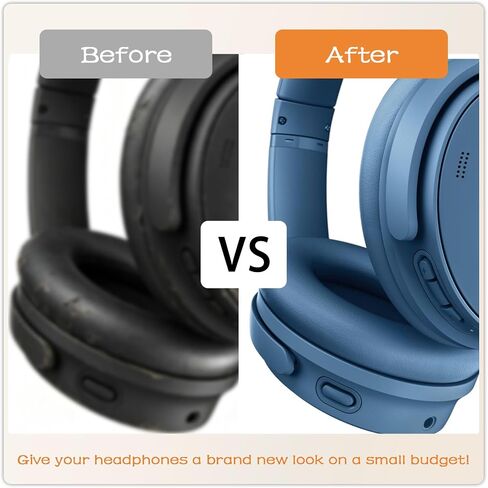 Replacement Ear Pads for Bose QC 45 Headphones-Blue Dusk | Earpads for Bose QuietComfort 45 QuietComfort SE/QC SE/Quiet Comfort Over-Ear Headset Ear Cushions Ear Cups Covers in Saudi Arabia