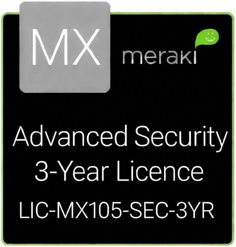 ترخيص أمان الشبكة المتقدم المتوافق مع MX105 من سلسلة MX - تغطية جهاز واحد LIC-MX105-SEC-1YR (ترخيص لمدة عام واحد) in Kuwait