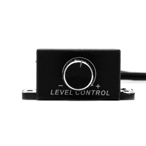 Car Audio Volume Controller with RCA Inputs/Outputs, Adjustable Gain Knob, Dash-Mounted, Compatible with Most Vehicles(Black) in Saudi Arabia