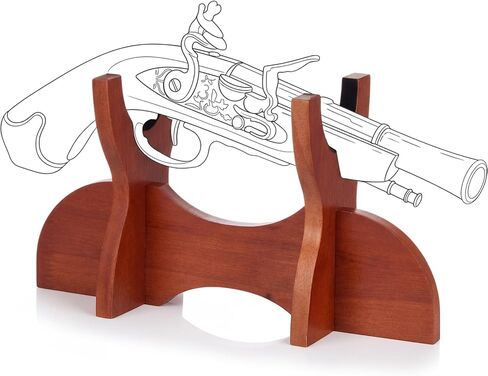 Wooden Pistol Stand Display in Saudi Arabia