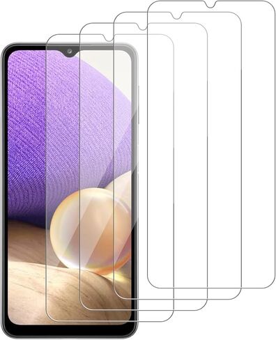 4 قطع واقي شاشة زجاجي متوافق مع هاتف Samsung Galaxy A15 5G /A15 4G 6.5 بوصة [صلابة 9H] - زجاج مقسى عالي الدقة، A156M/DSN 6.5 بوصة، مقاوم للخدش، سهل التركيب A156u SM-A156vl in Kuwait