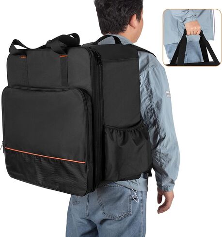 samdew 17 In Tabletop Griddle Backpack Compatible with Blackstone, Bag Only | Portable Grill Bag for 17 Inch Tabletop Griddle with & without Hood, with Pockets, for Outdoor Barbecue, Camping, RV Travel in Saudi Arabia