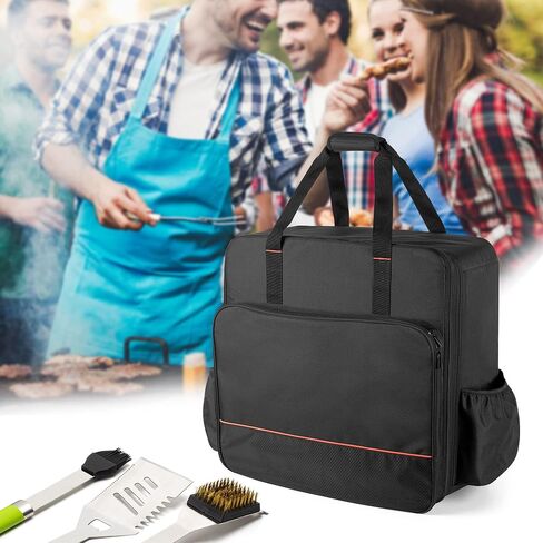 samdew 17 In Tabletop Griddle Backpack Compatible with Blackstone, Bag Only | Portable Grill Bag for 17 Inch Tabletop Griddle with & without Hood, with Pockets, for Outdoor Barbecue, Camping, RV Travel in Saudi Arabia