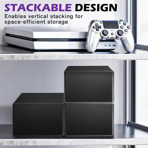Blu Ray Video Holder, Video Game Storage Box Store 20 Cases, DVD and Blu Ray Case Media Storage Organizer in Saudi Arabia