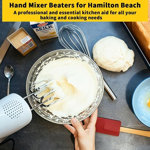 Hand Mixer Beaters for Hamilton Beach | Hand Mixer Attachments Compatible with 62682RZ 62692 64699 62695V Electric Mixer in Kuwait