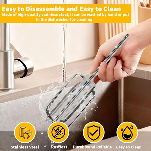 Hand Mixer Beaters for Hamilton Beach | Hand Mixer Attachments Compatible with 62682RZ 62692 64699 62695V Electric Mixer in Kuwait