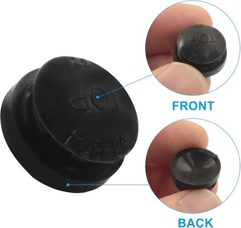 6 Pcs 09915 Pressure Cooker Overpressure Plug, Black | Silica Gel Pressure Cooker Parts & Accessories for Pressure Cooker in Saudi Arabia