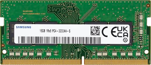 Samsung 16GB DDR4 3200MHz PC4-25600 (PC4-3200AA) CL22 SODIMM 1Rx8 Single Rank 1.2V 260-Pin Laptop, Notebook RAM Memory in Saudi Arabia