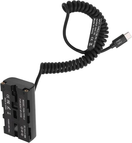 Type C Dummy Battery Power Adapter for NP F550 Spring Cable in Saudi Arabia