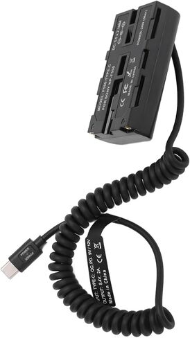 Type C Dummy Battery Power Adapter for NP F550 Spring Cable in Saudi Arabia
