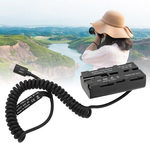 Type C Dummy Battery Power Adapter for NP F550 Spring Cable in Saudi Arabia