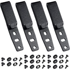 Holster Belt Clips Knife Belt Clip Hardware with Screws Adjustable Kydex Holster Molle Adapter with Mounting Hardware 3 Hole Tactical Black for Outdoor Activity in Kuwait