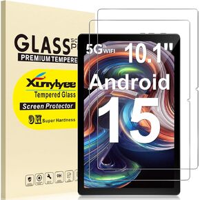 for Evermyth Tablet 10.1 Inch Android 16 15 14 Screen Protector, | Android 10.1" Upgraded Tablet 10 Inch Tempered Glass Film, 9H Hardness, Anti-Scratch [9.21" * 6.02", 234mm *153mm], 2 Pack in Kuwait
