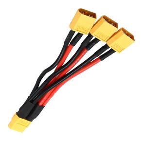 Parallel Power Connection Cable, 14 AWG Battery Adapter with PVC Insulation for Hobby Wiring, Compact 10 Cm Accessory in Saudi Arabia