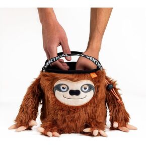 Chalk Bag Chalk Bucket for Rock Climbing - Fun Sloth Novelty Design | YY Vertical, Bouldering Climbing Chalk Bag, Wide Opening, Drawstring Closure, Brush Holder, Zip Pocket, Stands Upright in Kuwait