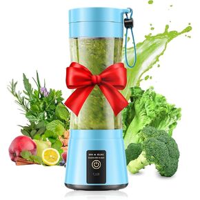 Small Portable Personal Size Blender, 12oz Travel Blender Make Smoothies | BAP-Free Mini Blender with Powerful Blending 6 Stainless Steel Blades, High Blending Speed Freshly Squeezed Anytime, Anywhere in Saudi Arabia