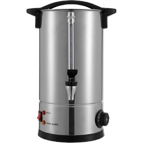 Coffee Urn, 160 Cup Coffee Percolator Commercial Coffee Maker, 25L Stainless Steel Coffee Maker Hot Water Beverage Dispenser Electric Coffee Urn For Catering, Wedding, Party (25L) in Kuwait