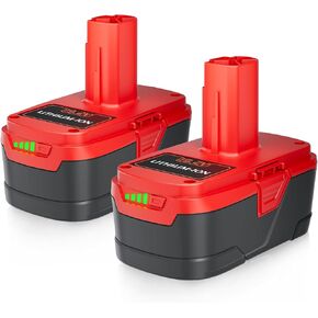 2Pack 8.0Ah 19.2 Volt Replacement for Craftsman 19.2V Battery Compatible with Craftsman C3 DieHard Battery 315.115410 315.11485 130279005 1323903 120235021 11375 11376 Cordless Power Tools in Saudi Arabia